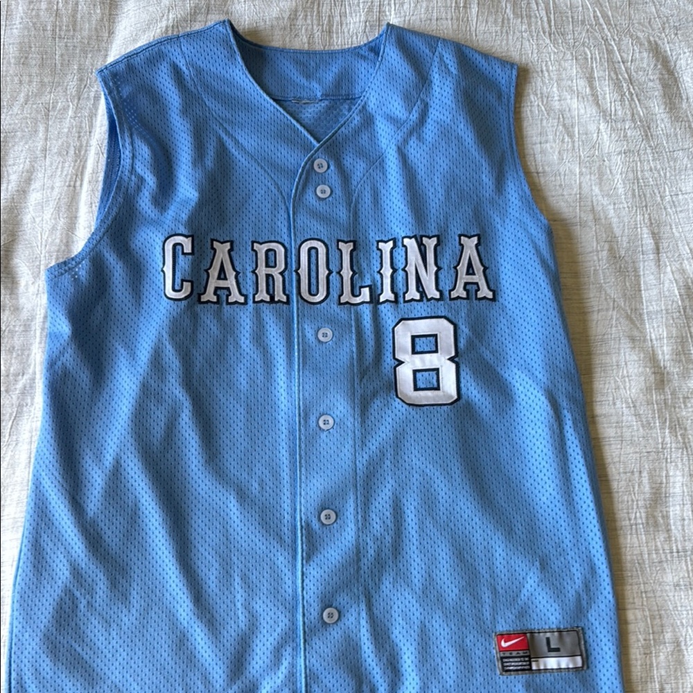 Nike Light Blue UNC Carolina Jersey‎ sz Large